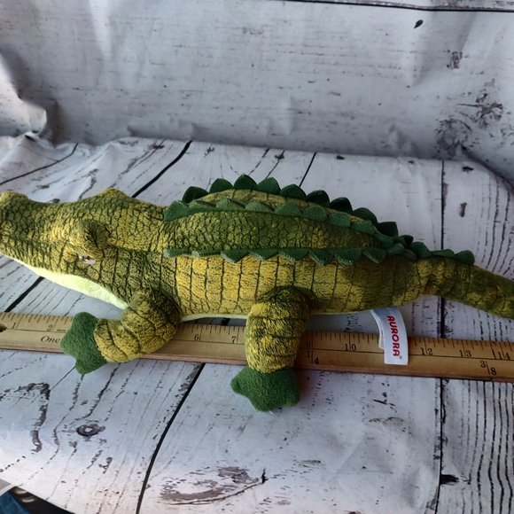 Aurora Alligator 15” Plush Crocodile realistic Stuffed Animal reptile - Picture 7 of 7